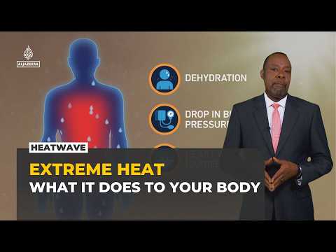 How does extreme heat affect the human body?