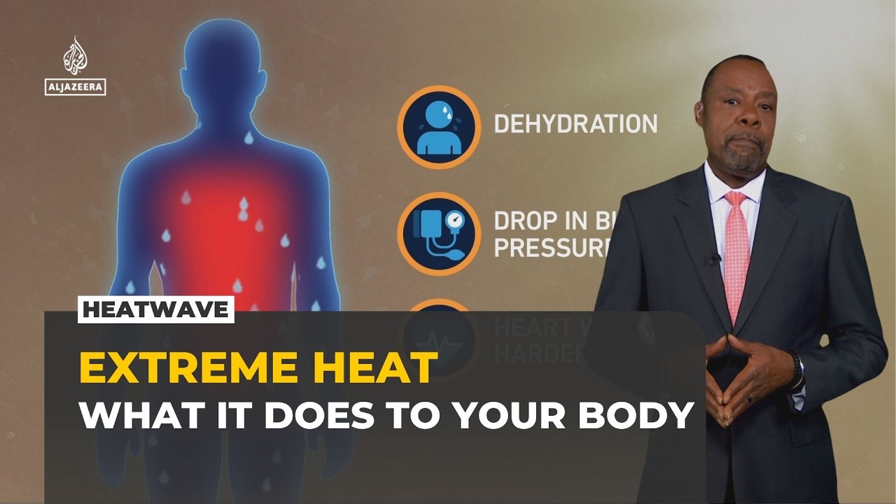 How does extreme heat affect the human body?