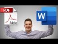 How to Convert a PDF to Word How to Convert a PDF to Word