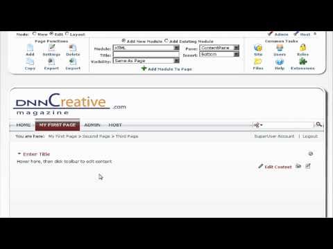 DotNetNuke 5 Quick Start Guide - Video 6 of 6