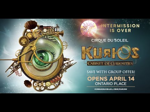 Tickets for Cirque Du Soleil KURIOS Toronto Group Offer 2022 Video