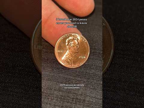 THREE BRAND NEW 2024 PENNY ERRORS YOU NEED TO KNOW ABOUT!!! #penny #errorcoins #valuablecoins #coin