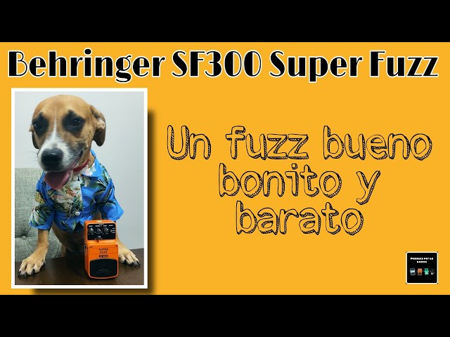 Vídeo relacionado con Behringer SF300 - Pedal de distorsión para guitarra, color naranja