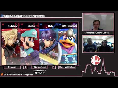 Flame Choke 7 - Nycedren vs. Blazer and the Ruffian - Winner's Semis - Ult Doubles (2/9/19)