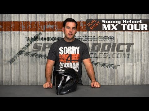 Suomy MX Tourer Dual Sport Helmet Review at SpeedAddicts.com