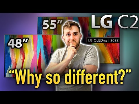 LG C2 OLED | 48inch vs 55inch | Head to head