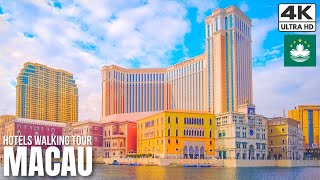 Macau — Cotai Strip Complete Walkthrough【4K】| Hotels Walking Tour