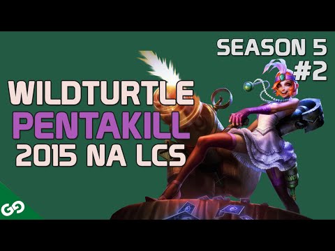 TSM Wildturtle Jinx Pentakill - TL vs TSM -  2015 NA LCS Highlight