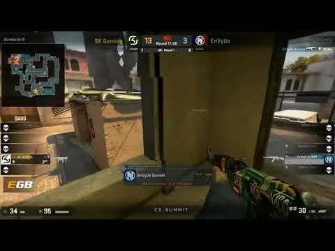 CSGO   ScreaM unbelievable one tap vs  SK Gaming cs summit 2017
