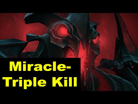 Dota 2 Miracle- Shadow Fiend Triple kill vs Empire - ASUS ROG DREAMLEAGUE Season 4