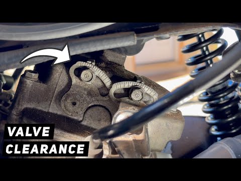 Honda Elite / Spacy 125 / 150 - Valve Clearance / Adjustment Tutorial | Mitch's Scooter Stuff