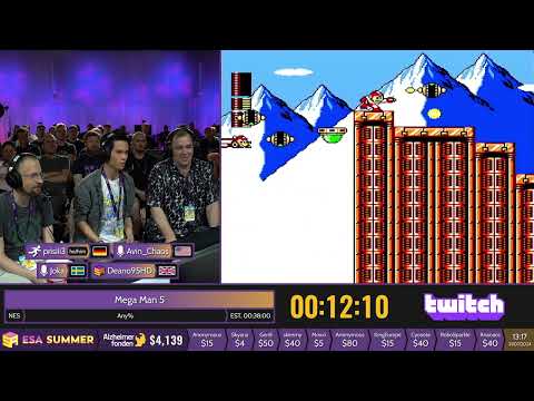 Mega Man 5 [Any%] by prisiii3 - #ESASummer24