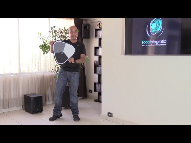 Vídeo relacionado con Tablero de Enfoque de Cámara de 30 CM, Tarjeta de Balance de Blancos Plegable de Doble Cara con Bolsa de Transporte, Tablero de Enfoque Reflector de Reflectancia Gris de