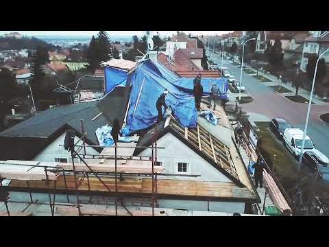 , title : 'ROOFMAX s.r.o. - První fáze rekonstrukce střechy v Brně'