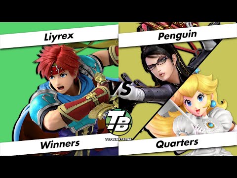 Top Blastzone 2 Winners Quarters - Liyrex (Roy) Vs. Penguin (Bayonetta/Peach) - SSBU