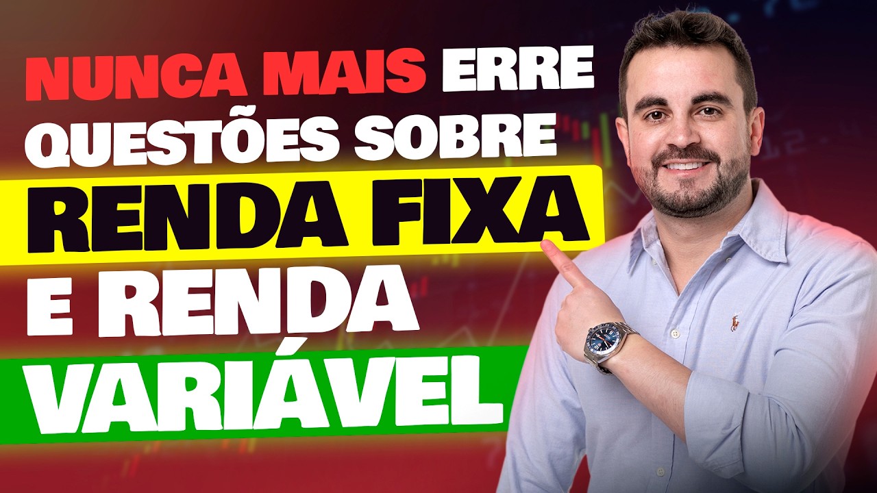 Aula sobre RENDA FIXA e RENDA VARIÁVEL (Atualizada 2024) 💵🦈