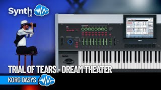 Trial Of Tears Keyboard Solo - Derek Sherinian Dream Theater -  Monster Planet on Korg Oasys