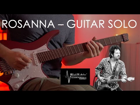 TOTO - Rosanna Guitar Solo Cover