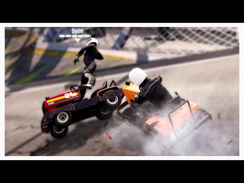 Smashing my friends HARD (Wreckfest)