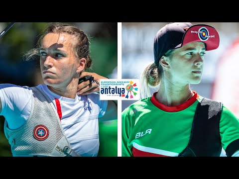 Lisa Barbelin v Karyna Dziominskaya – recurve women gold | Antalya 2021 European Championships