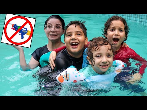 NOVAS REGRAS DE CONDUTA NA PISCINA