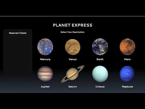 Planet Express 🚀 - Demo