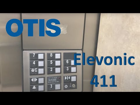 Clattery Counterweight! Scenic Otis Elevonic 311 Elevator - Casey Parking Garage • Scranton, PA