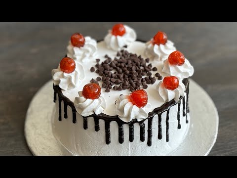 Black Forest Cake | Chocolate Ice Cake | How to Make Black Forest Cake | Cook with Zobia