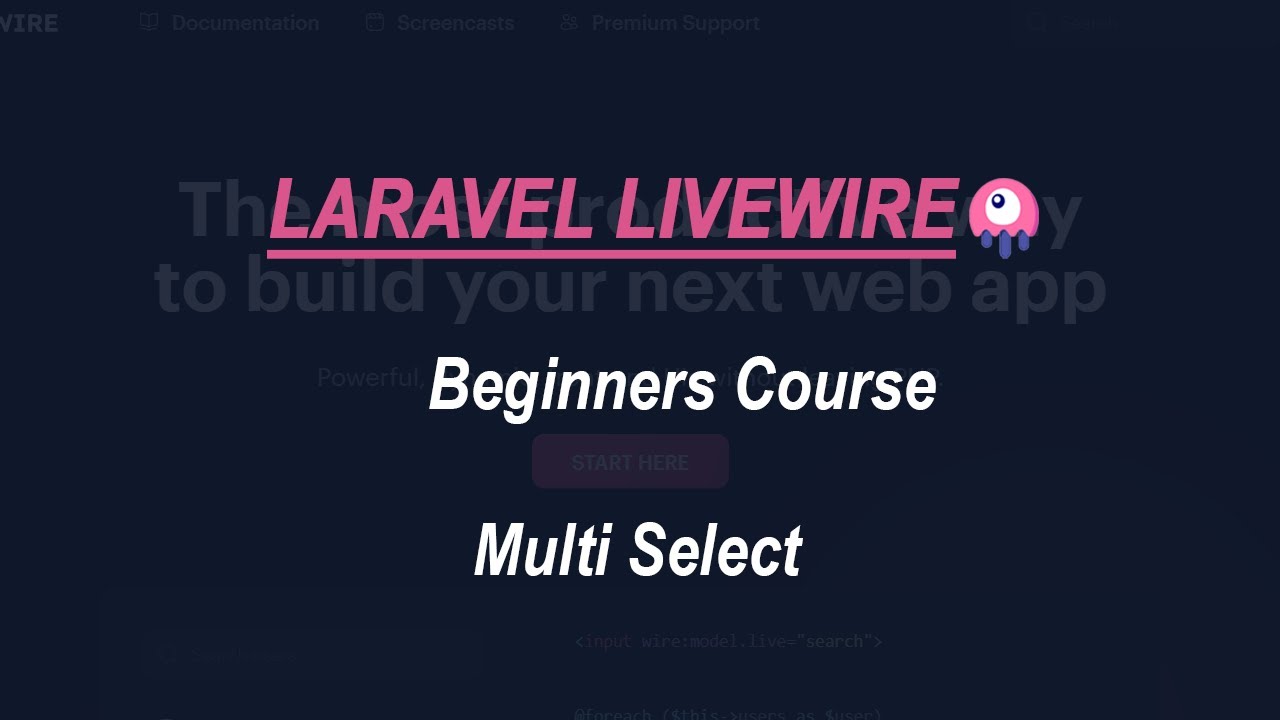 Multi select | Laravel Livewire 3