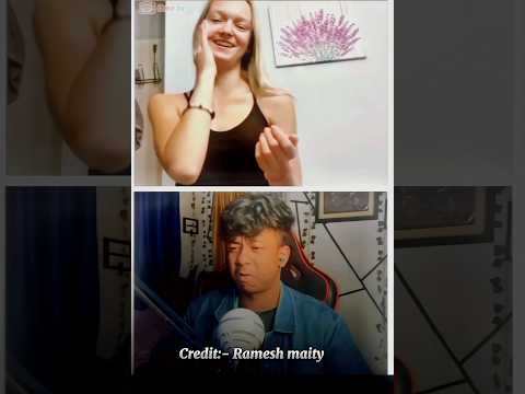Omegle girl makeup 😆 #omegle#shorts@rameshmaity