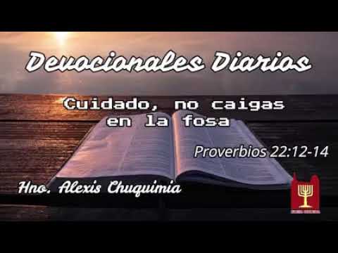 Devocional proverbios 22:12-14