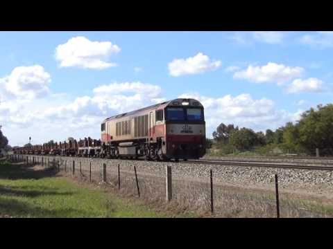 SCT Rail train 4M42S passing Mawson Lakes