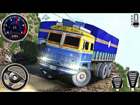 Real Indian Truck Driving - Offroad Hill Cargo Truck Drive Sim 3D | Android Gameplay