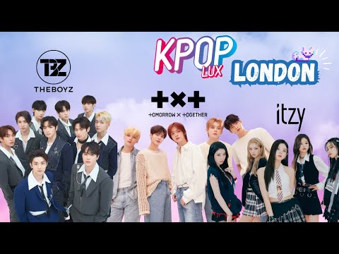 KPOP News 📰 #KPOPLUX heads to O2 Arena London 🚨 The Boyz, TXT and Itzy!