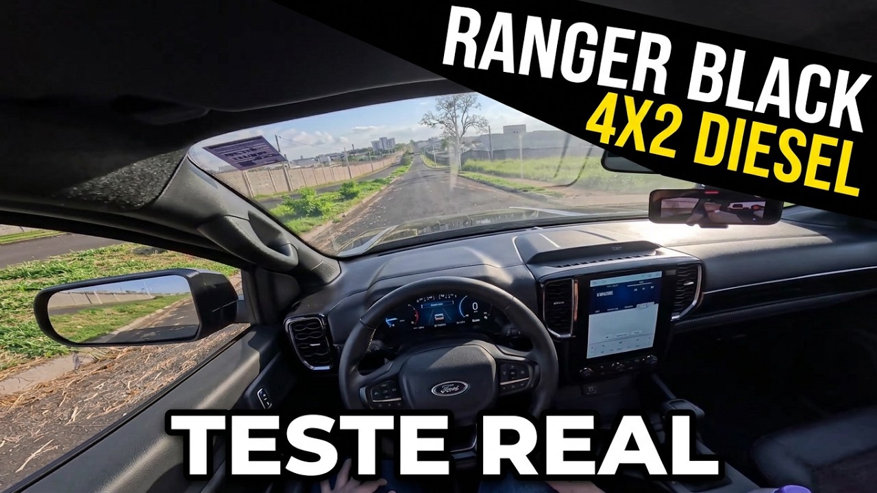 TESTEI A NOVA RANGER BLACK 4X2: Vale a pena para o uso urbano?