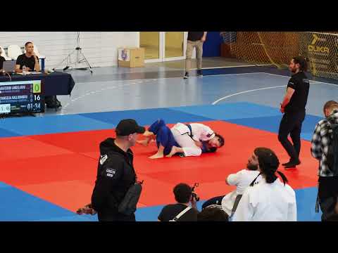 BJJ Greek Nationals 2023 Gi AIKATERINI ANGELATOU vs EVANGELIA KALLIONIDOU (4K)