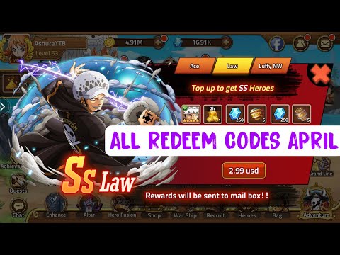 EPIC PIRATE ADVENTURE | ALL REDEEM CODES APRIL - RPG ONE PIECE GAME ANDROID IOS APK