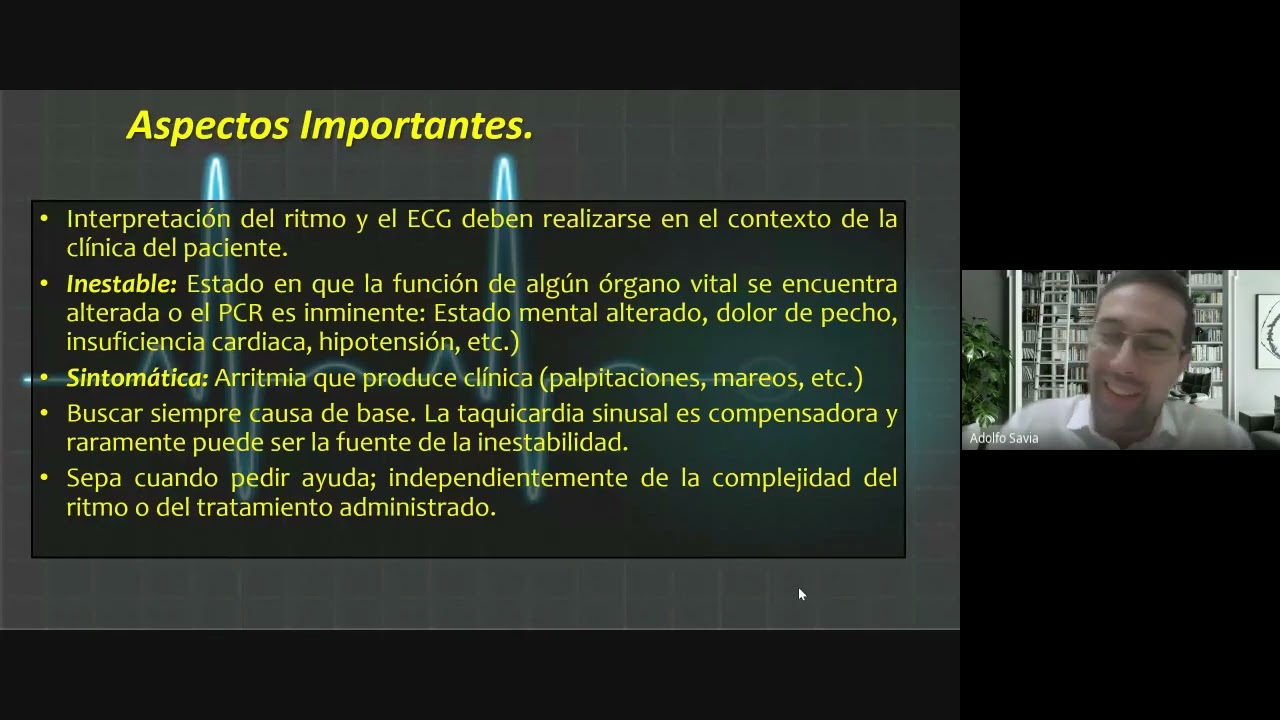 CURSO EMERGENCIAS ALDE - 2da Clase: Bradiarritmias y Taquiarritmias en el Shock Room