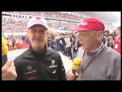 Michael Schumacher vor China Grand Prix 2012