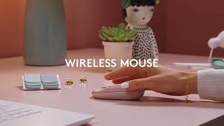  Own Your Space MK 470 Slim Keyboard Mouse Combo