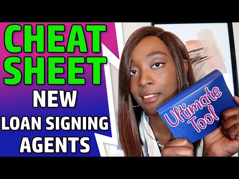 The Ultimate Cheat Sheet Tool for Loan Signing Agents
