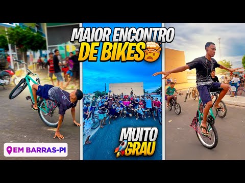 DEU MUITA GENTE NO ENCONTRO DE BIKES EM BARRAS-PI/ SÓ GRAU E MUITA VIOLÊNCIA 