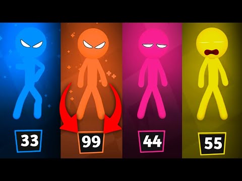 999 Stickman Random Party Tournament - Stickman Party 1 2 3 4 Player 2024 | DYAN