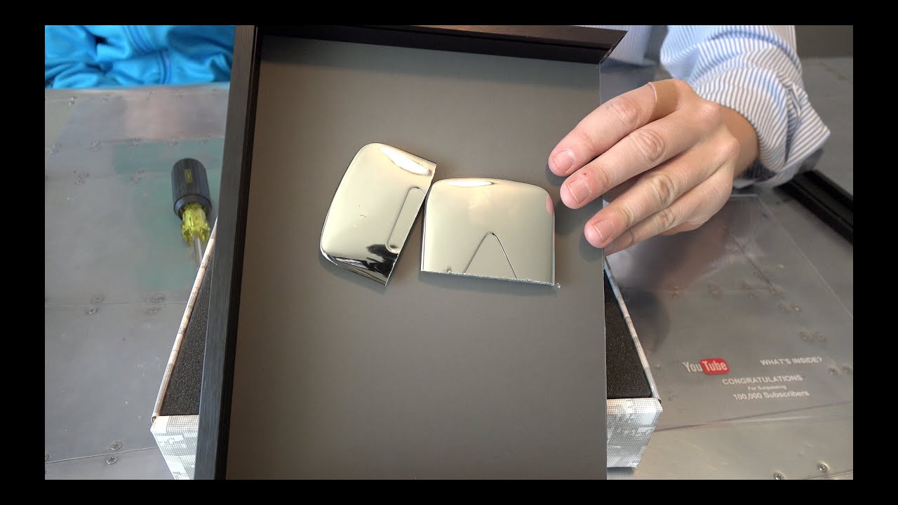 What's inside the YouTube Silver Play Button?