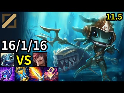 Fizz Mid vs Sett - KR Challenger | Patch 11.5