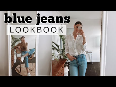 Blue Jean OUTFIT IDEAS 👖 How To Wear Blue High...