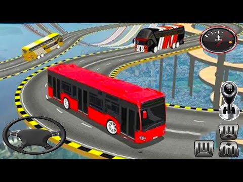 Real Mega Ramp Bus Stunt : Fearless Bus Driver - Android GamePlay - Bus Games Android