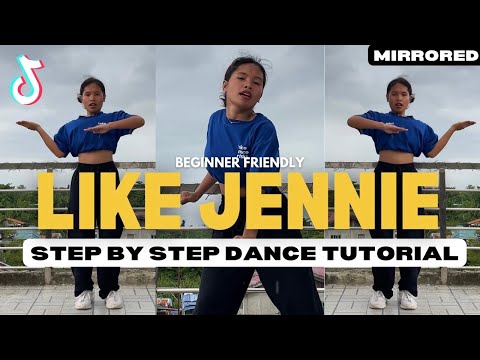 LIKE JENNIE - STEP BY STEP Dance Tutorial (Beginner Friendly)