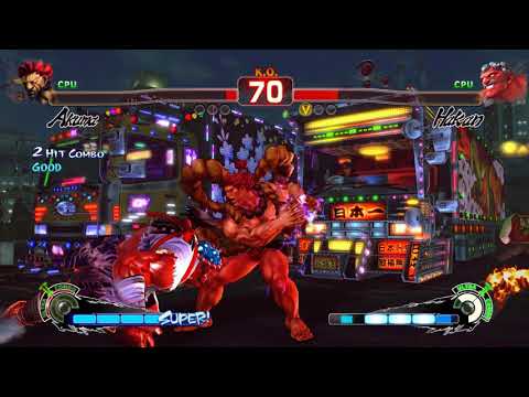 👊 Akuma vs Hakan - 悪魔 対 ハカン - Street Fighter IV - ストリートファイターIV - Game Entertainment 👊