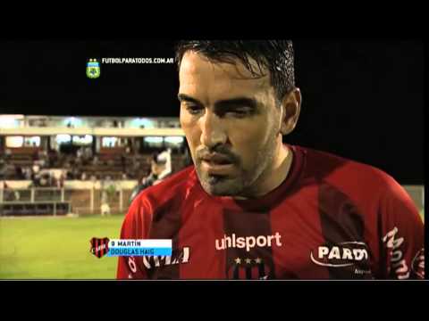Martín: "De menor a mayor". Douglas Haig 3 - Atl. Paraná 1. Fecha 4. Primera B Nacional 2015. FPT.